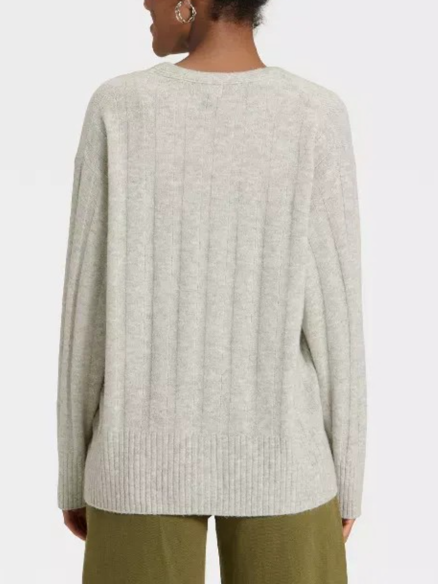 Women's Knit Ribbed Cardigan