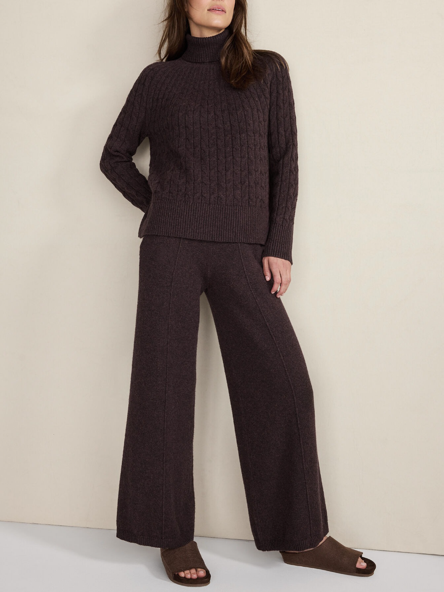 Organic Cotton Blend Gradient Cable Set