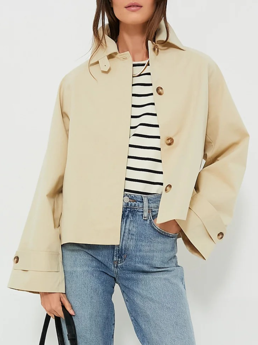 Drew Short Trench Coat