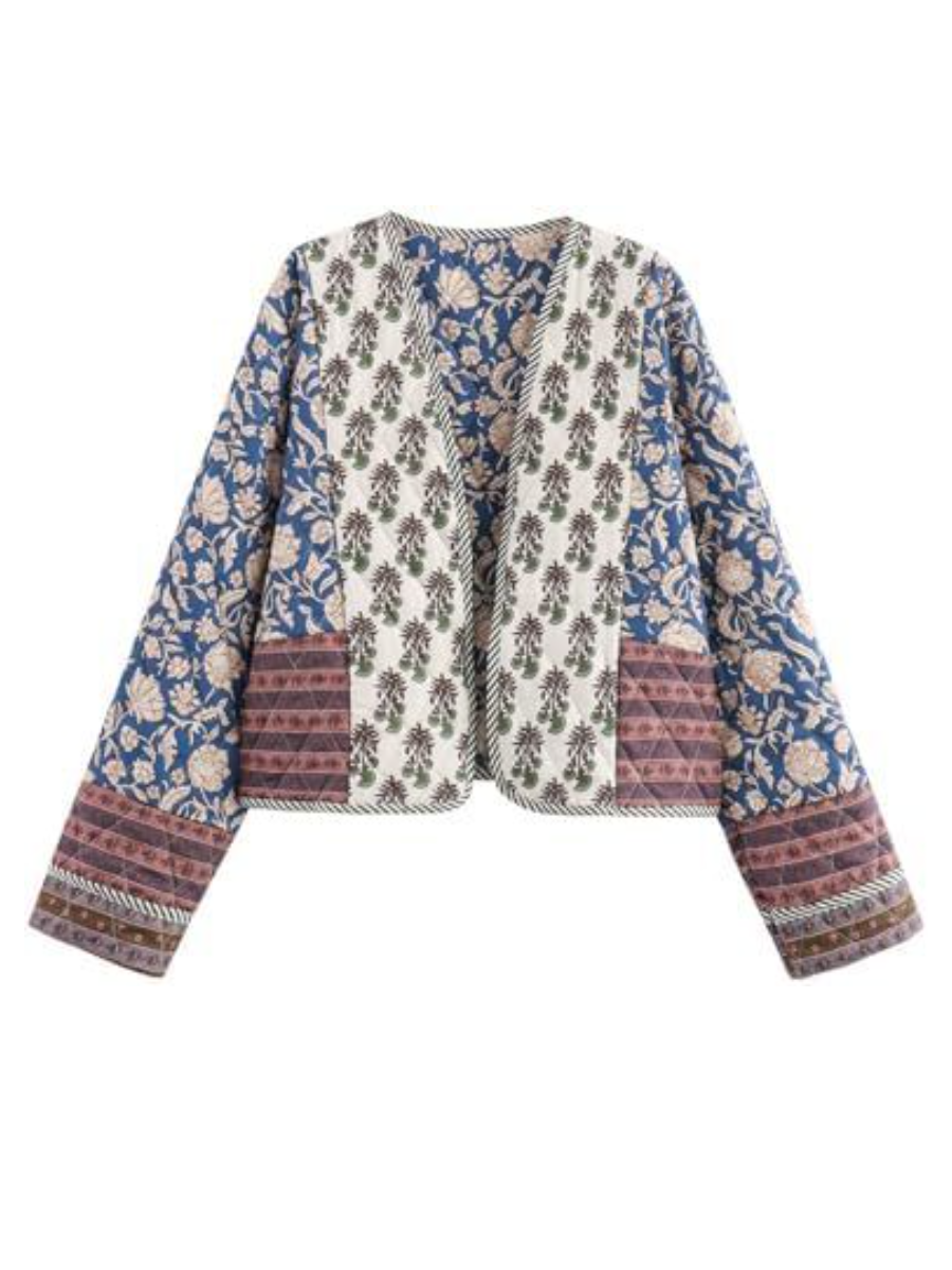 Women's Cropped Puffer Quilted Jacket