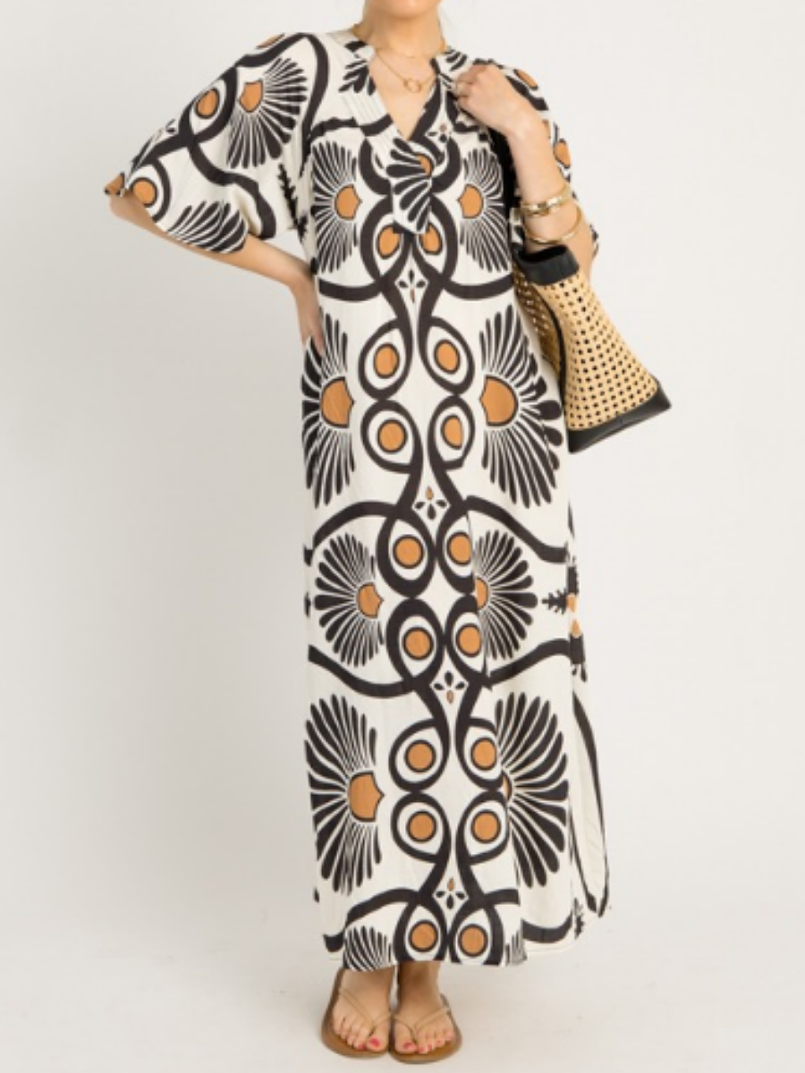 The Printed Fall Dress