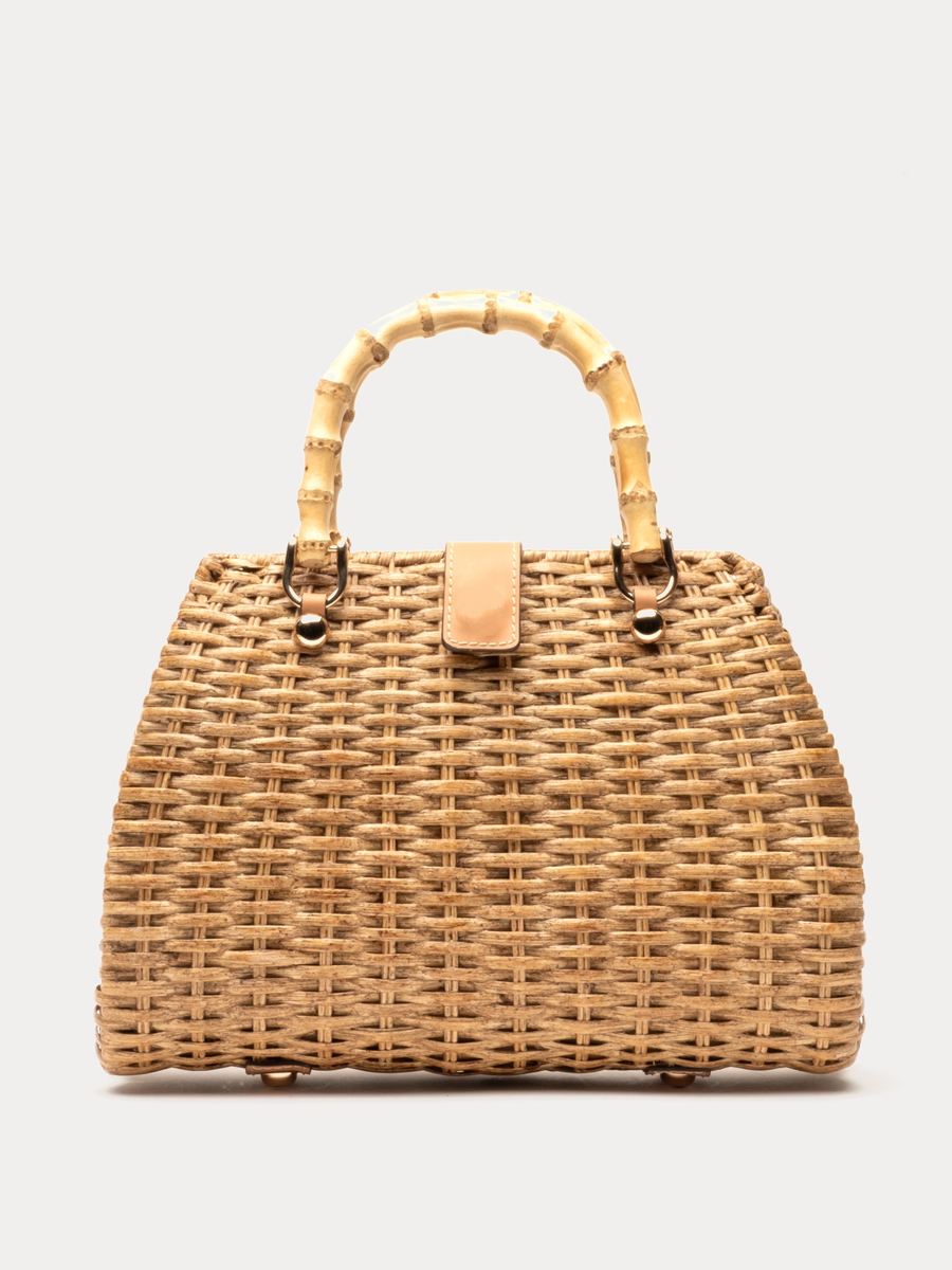 Rooster Wicker Basket