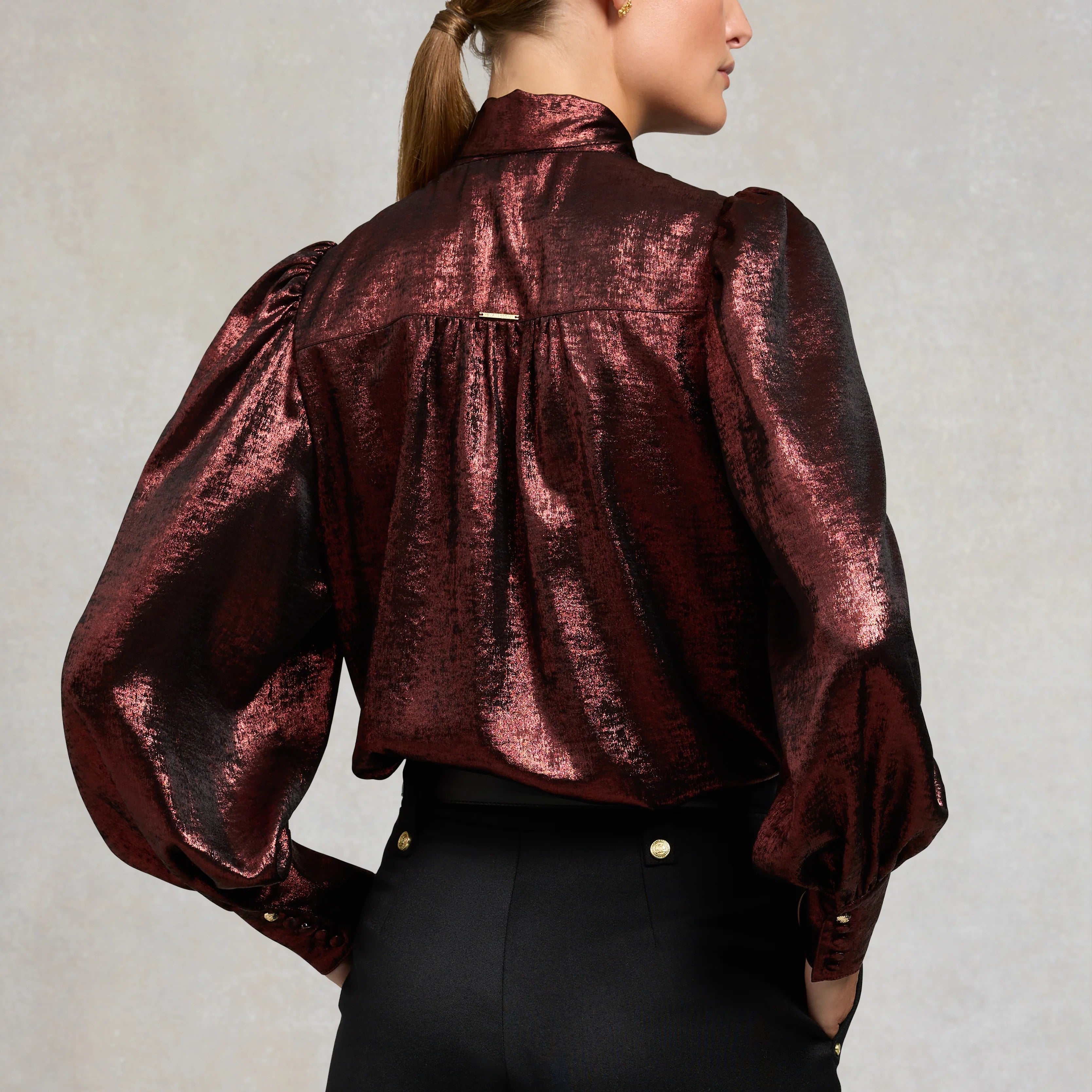Velvet Printed Blazer