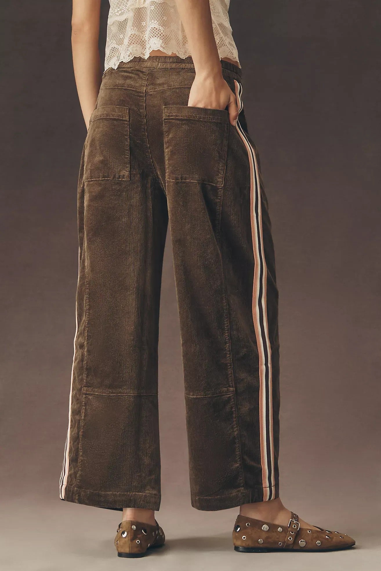 The Izzie Relaxed Pull-On Barrel Pants