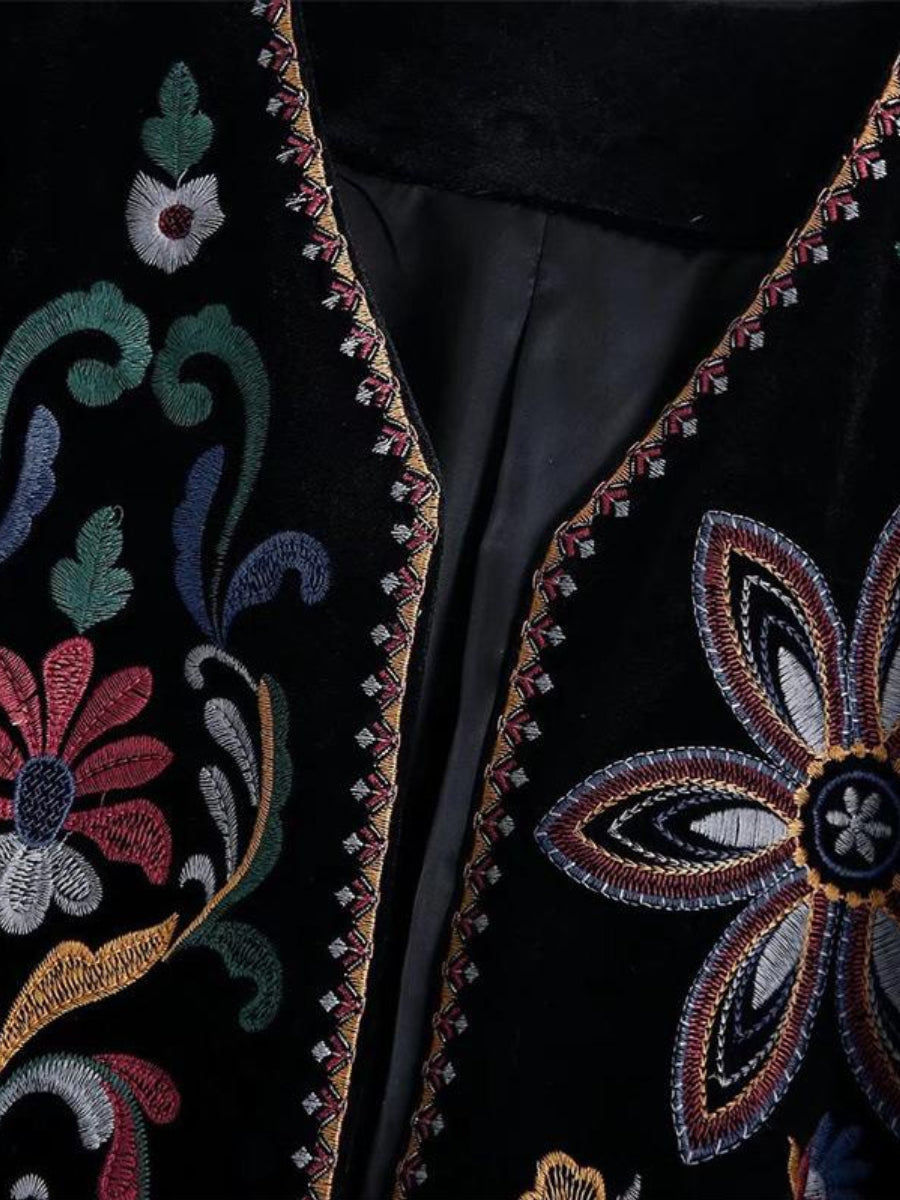 The Embroidered Velvet Coat