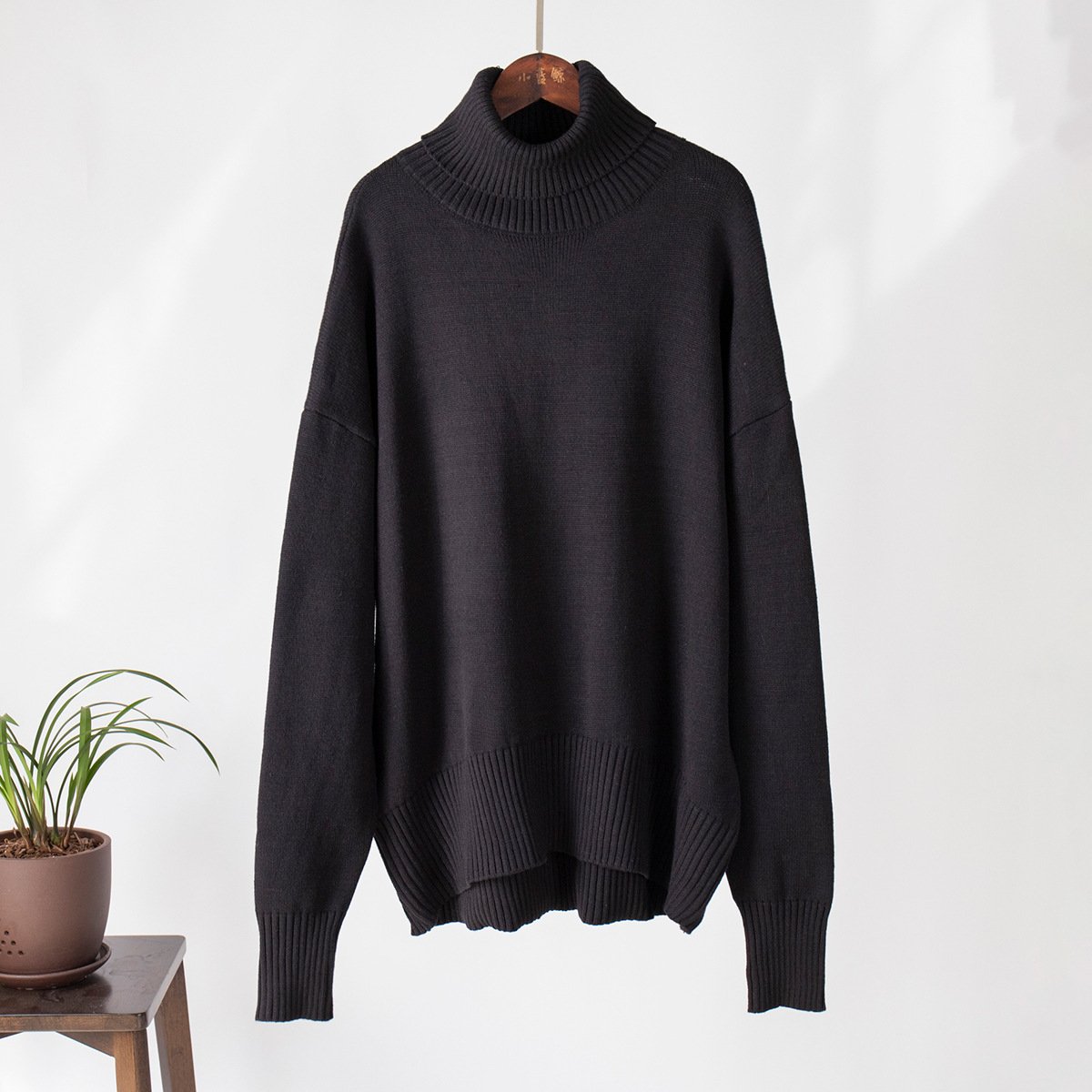 Classic Loose Turtleneck Sweater