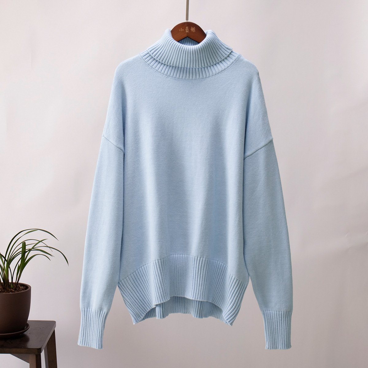 Classic Loose Turtleneck Sweater