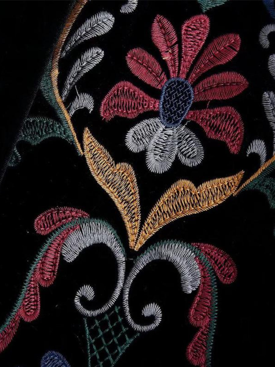 The Embroidered Velvet Coat