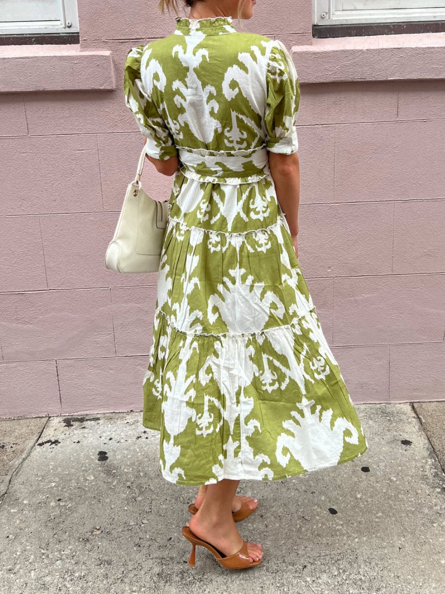 Floral Printed Midi Dress