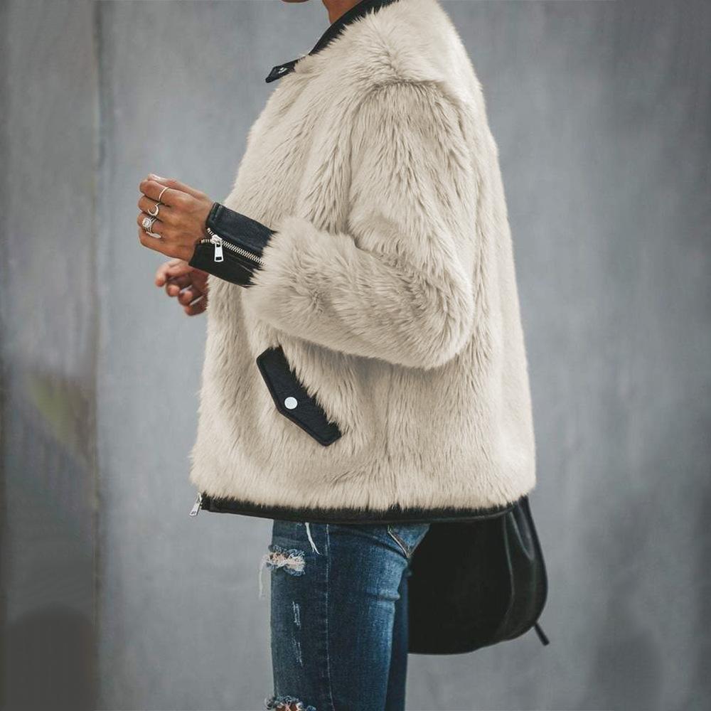 Super Warm Fur Bomber Jacket