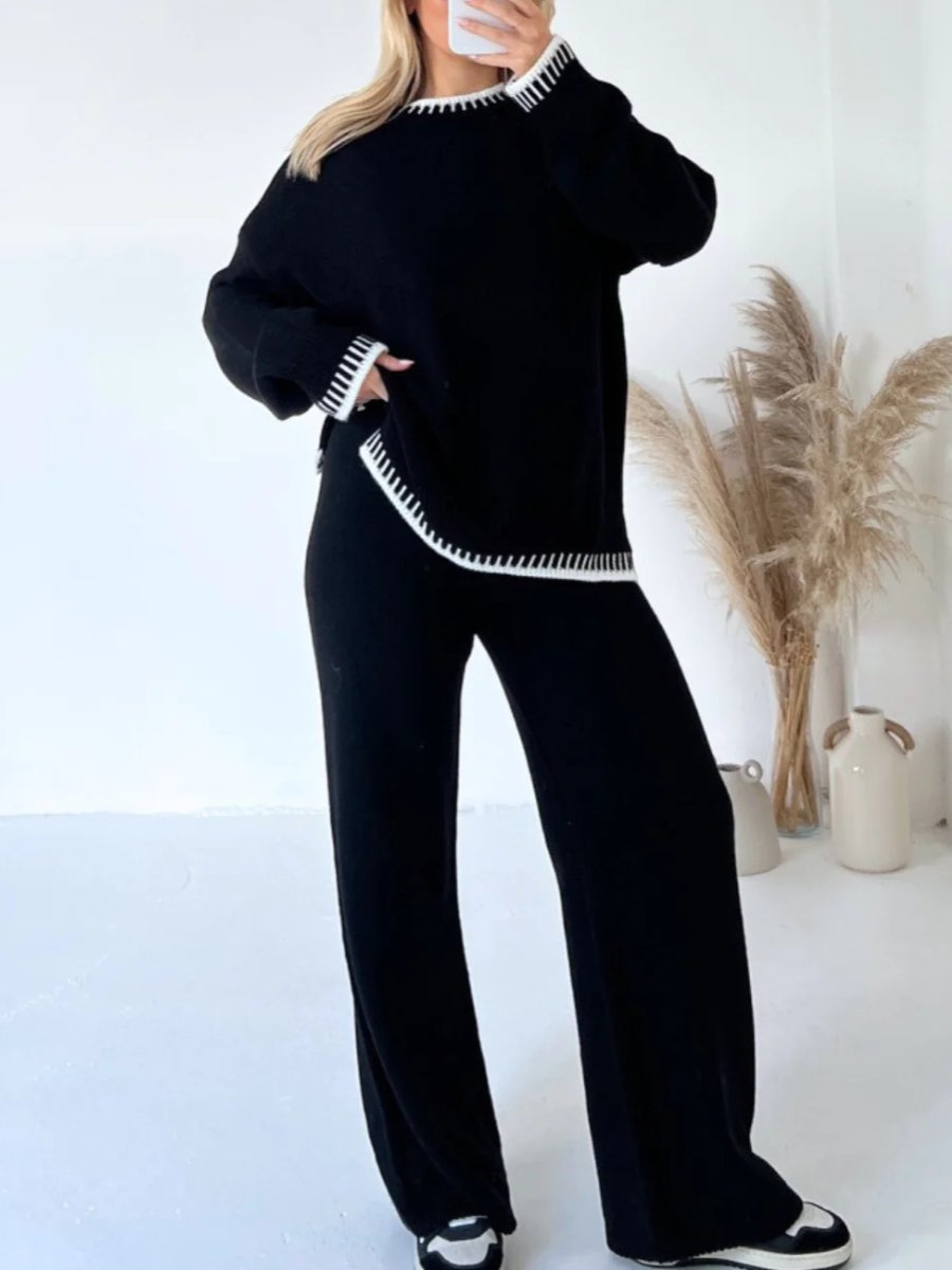 Casual Loungewear Knit Set